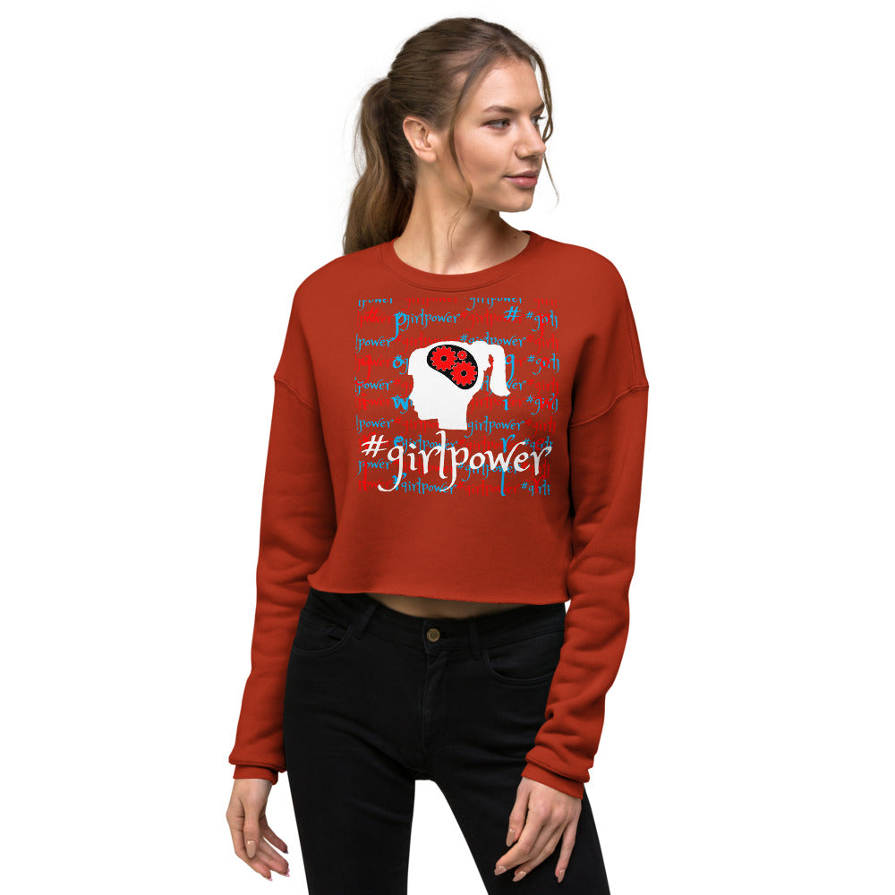 girlpower-girls-crop-shirt-wickedyo-womens-cropped-sweatshirt-brick red 2